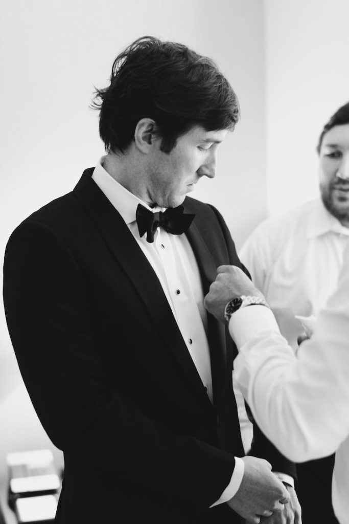 groom getting ready - Georgetown DC wedding Lisa Havard Events