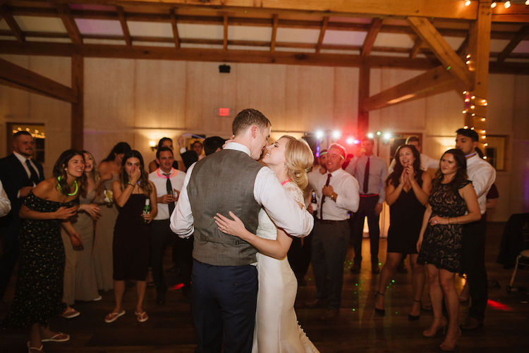 bride and groom dancing - Loudoun County wedding Lisa Havard Events