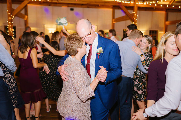 bride's parents dancing - Loudoun County wedding Lisa Havard Events