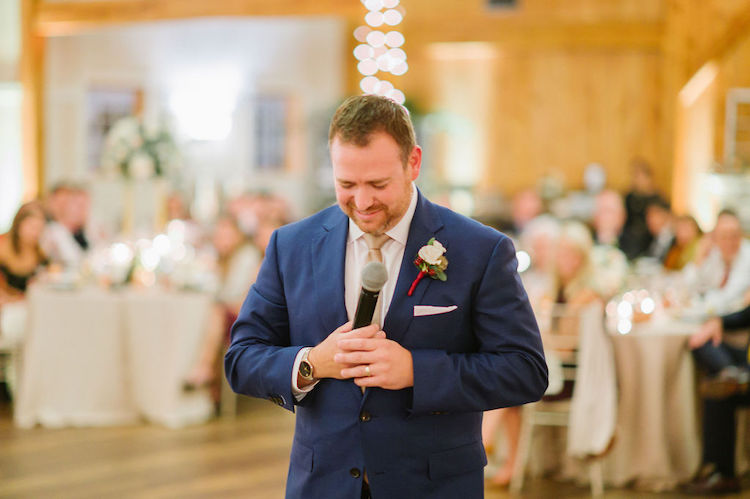 groomsman toast - Loudoun County wedding Lisa Havard Events